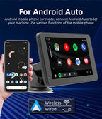 Car Stereo, Portable Wireless 7"Touch Screen For Android Auto Automatic Multimedia Player, Navigation Screen