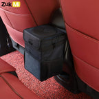 Keep Your Car Clean &amp; Organized - ZukMi Car Trash Can With Lid &amp; StoraPockets!