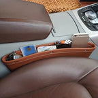 Car Seat Gaps Universal StoraBox Clip Seam Organizer Waterproof Car StoraBag PU Leather Sundries Box For Car