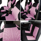 Upgrade Your Car Interior With These Stylish 9PCS Tire Pattern Universal Five Seat Car Seat Covers
