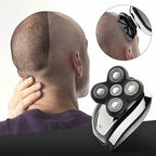 Maquinilla de afeitar eléctrica para hombre, impermeable, 5 en 1, cortadora de