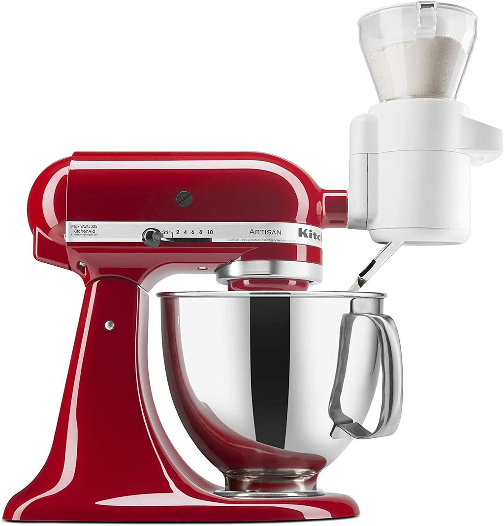 KitchenAid KSMSFTA Sifter + Scale Attachment, 4 Cup, White