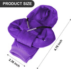 ZHSMS Gear Shift Cover, Universal Shift Knob Cover, Funny Sweater Hoodie for Gearshift, 4.7 Inch Car Shifter Stick Protector Decoration(Purple)
