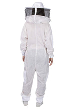 Ventilated Beekeeping Suit and Bee Family Stickers - YKK Metal Zippers - Men & Women - Total Protection - Self-Supporting Round Veil for Beekeepers - Easily Take On & Off - 8 Pockets (X-Large)