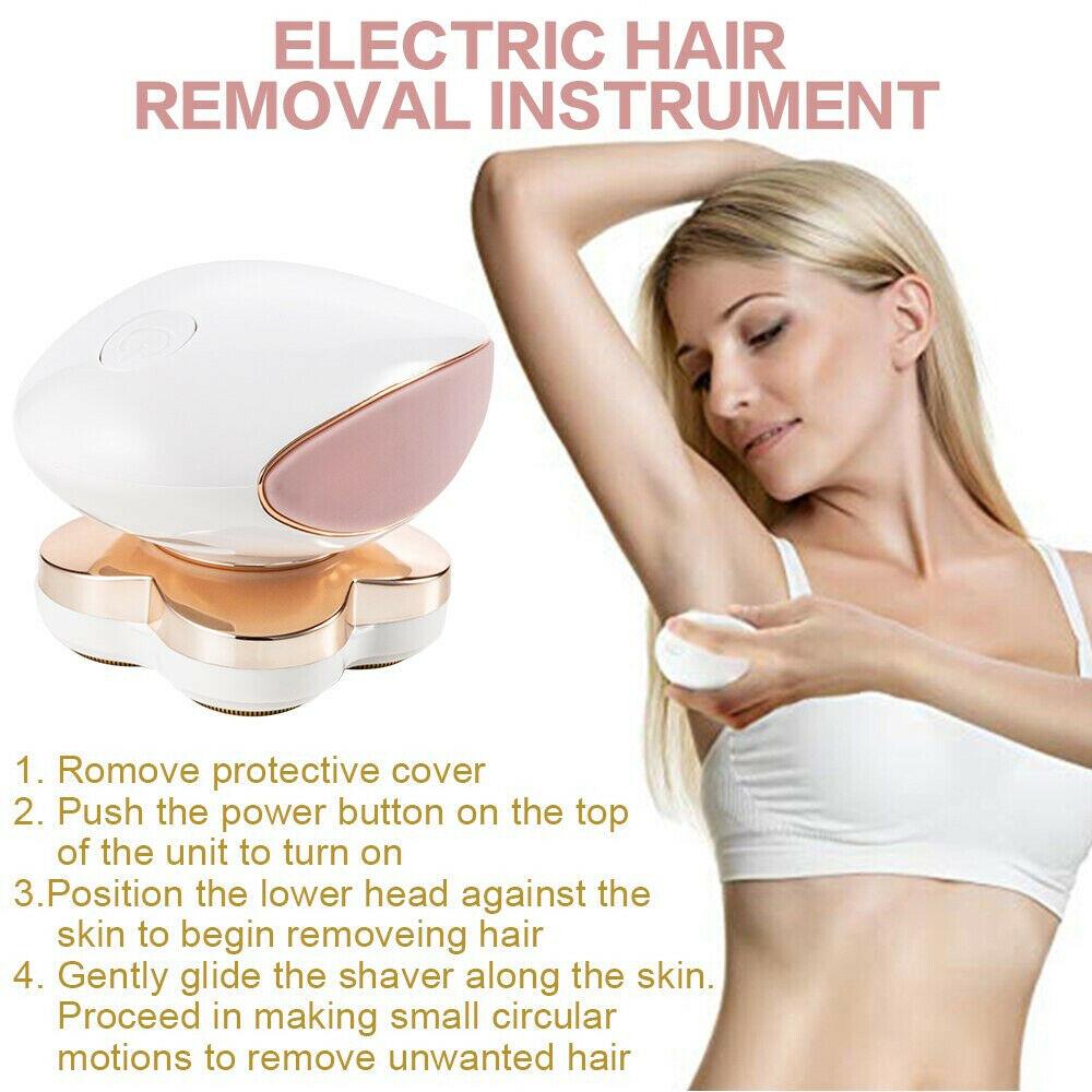 Electric Dry Women Lady Body Hair Remover Cutter Safety Painless Epilator AU