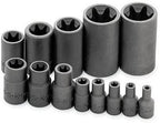 SK 19761 13 Piece 3/8-Inch Drive E4 to E24 Torx Socket Set