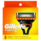Gillette Fusion5 Mens Razor Blade Refills, 8 Count, Lubrastrip for a More Comfortable Shave