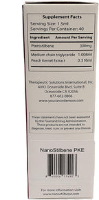 NanoStilbene - All Natural Immune Booster, Powerful Antioxidant and Anti-Inflammatory Benefits, Improve Daily Brain Function, 300mg Pterostilbene