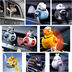 Cacacece Car Air Fresheners Pilot Car Air Outlet Car Perfume Fragrance Car Air Vent Clip Freshener Refills (6 Packs-Jasmine)