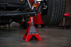 BIG RED T46202 Torin Steel Jack Stands: 6 Ton (12,000 lb) Capacity, Red, 1 Pair