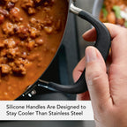 KitchenAid Stainless Steel Casserole with Lid, 4 Quart, Brushed Stainless Steel