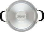 KitchenAid Stainless Steel Casserole with Lid, 4 Quart, Brushed Stainless Steel