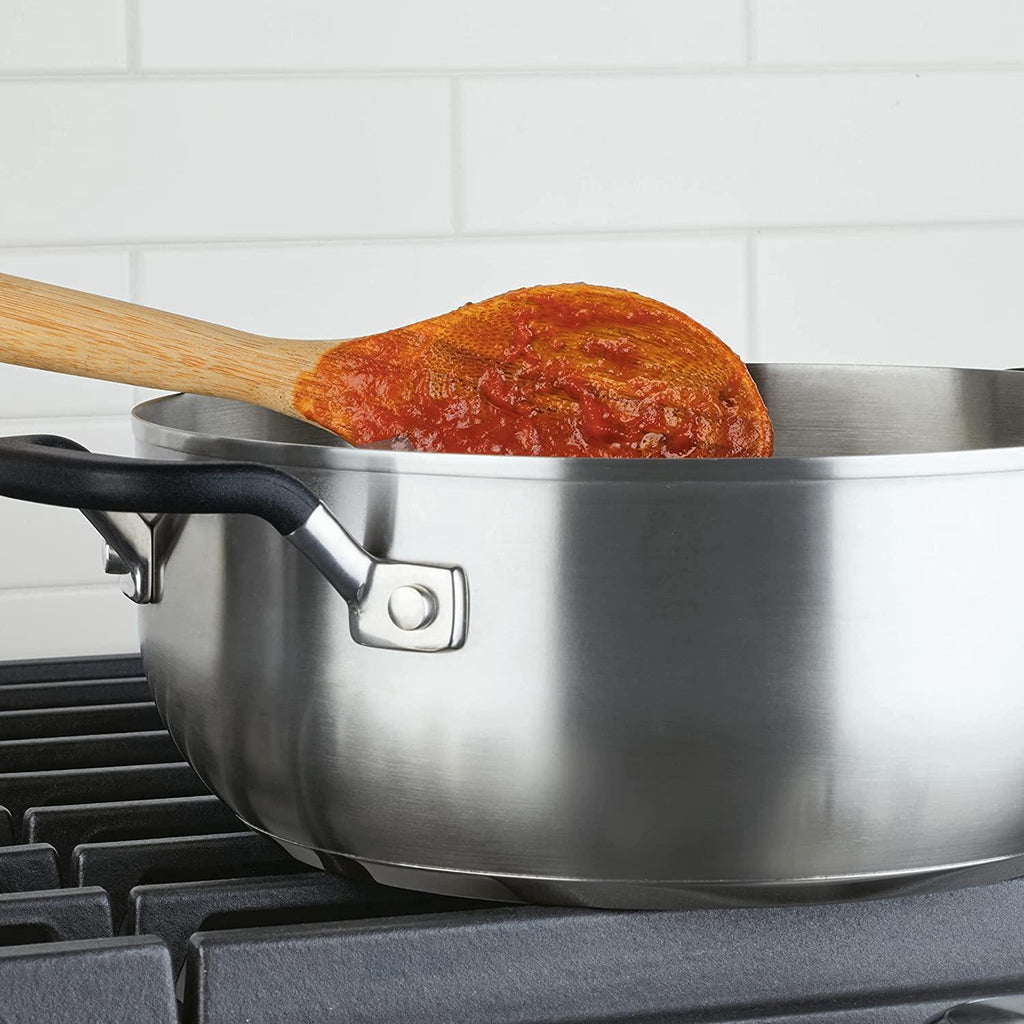KitchenAid Stainless Steel Casserole with Lid, 4 Quart, Brushed Stainless Steel
