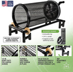 Rolling Garden Sifter with 1/2 in. Screen