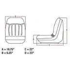 A&I Products SEAT STANDARD W/ TRACKS PART NO: A-6669135