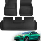 3pcs For Model Y Accsessories  XPE Premium All Weather Anti-Slip Waterproof Floor Mats Fit For Tesla Model Y Model 3