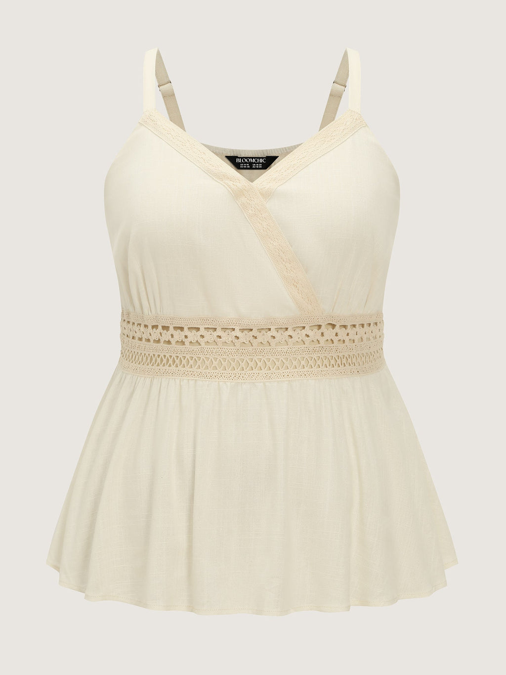 Breathable Contrast Waistline Tank Top