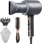 Wavytalk Diffuser Hair Dryer Blow Dryer for Women, Professional Bonnet Hair Dryer with Comb&amp;Drying Towel, 1875W Blow Dryer Hair Dryer with Negative Ionic Hair Care, Fasting Drying Light and Low Noise