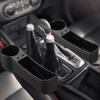 1PC Car StoraBox, Car Seat Gap Organizer Car Seat Clip Slot StoraBox Dual USB Charger Multifunctional Water Cup Holder StoraBox