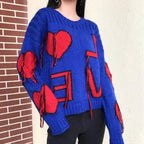 love embroidered sweater