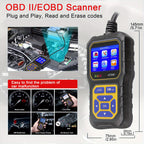 Car Code Reader, OBD2 Scanner Check Engine Light Fault Code Reader Scanner CAN Diagnostic Scan Tool For All OBDII Protocol Cars Since1996