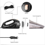 Car Vacuum Cleaner Car Accessories Small 12V High Power Handheld Portable Car Vacuum Cord &amp; Bag Detailing Kit Essentials For Travel, RV Camper