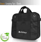 Starling's Car Trunk Organizer - Durable Storage SUV Cargo Organizer Adjustable (Black, 2 Compartments)