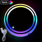 Light Up Your Car With Colorful Smart Luminous Water Coaster Atmosphere Lights!