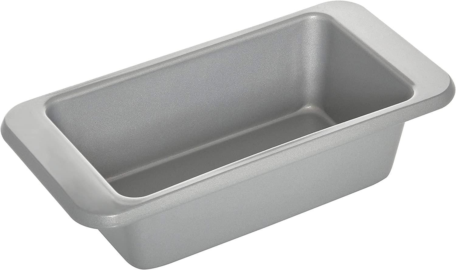KitchenAid Nonstick Aluminized Steel Loaf Pan, 9x5-inch, Silver