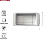 KitchenAid Nonstick Aluminized Steel Loaf Pan, 9x5-inch, Silver
