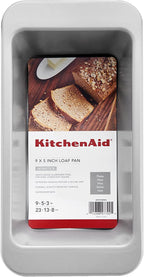 KitchenAid Nonstick Aluminized Steel Loaf Pan, 9x5-inch, Silver