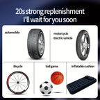 6000mAh Portable Cordless Tire Inflator: 150PSI Digital Air Pump for Cars, Bikes, and Boats