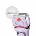 Womens Electric Shaver Cordless  Bikini Body Hair Trimmer Dry