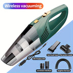 Car Mounted Wireless Vacuum Cleaner With Strong Power And LarSuction Mini Hand-held Car Vacuum Cleaner Household Indoor Small