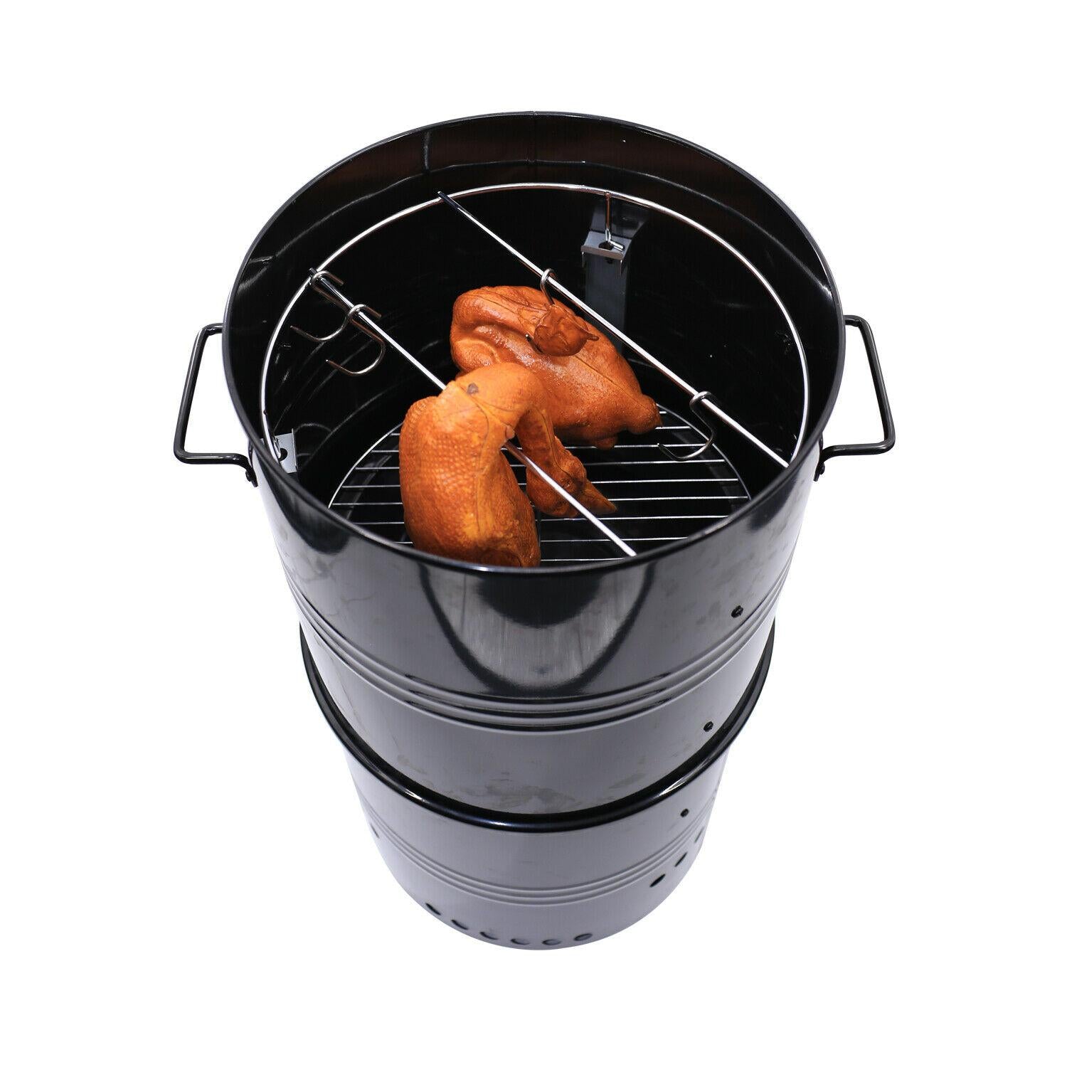 Hakka 18" Outdoor Barbecue Grill Charcoal Backyard Cooker BBQ Smoker