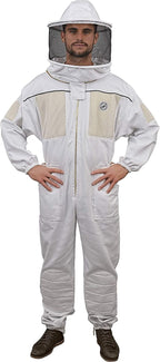 Humble Bee 430 Ventilated Beekeeping Suit with Round Veil, XXXL, Arctic White