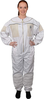 Humble Bee 430 Ventilated Beekeeping Suit with Round Veil, XXXL, Arctic White