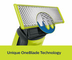 Philips QP2525/10 OneBlade Hybrid Trimmer and Shaver with 3 Trimming Combs