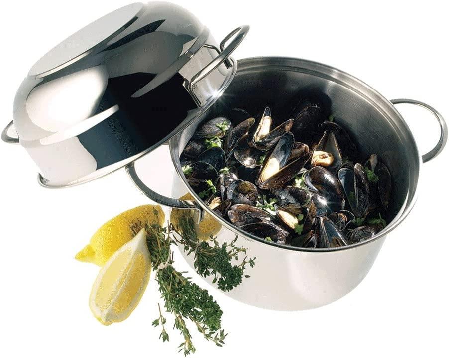 Demeyere RESTO Stainless Steel Mussel Pot, 3.2-Quart