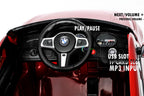 Ride on car BMW 6 GT 12V powered toy For Kids with Remote Control Leather Seat LED lights - Red