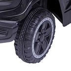 Electric Cars for Boys Girls Christmas Gifts, 6V Power Wheels for Kids Toddler 2-5, Battery-Powered Ride On Truck Car RC Toy, Safe Ride On Toys for Christmas Gifts, 3 Speeds, LED Lights, Black, Q6862