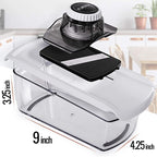 Fullstar 6-in-1 Mandoline Slicer For Kitchen, Cheese Grater, Vegetable Spiralizer and Veggie Slicer for Cooking & Meal Prep (Kitchen Gadgets Organizer & Safety Glove Included)