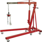Strongway Hydraulic Engine Hoist with Load Leveler - 2-Ton Capacity, 1in.-82 5/8in. Lift Range NO250098