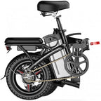 SALE &amp; CLEARANCE Folding Electric Bike, 250W Electric Bike Suitable for Adults and Teenagers Removable Battery Fat Tire Electric Bike Beach Snow Bicycle, Best Fathers Mothers Lovers (Black) NO250102