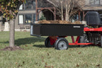 Craftsman CMXGZBF7124355, 750-Pound, 12-cu ft Steel Tow Dump Cart, Black