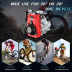 Anbull 49CC 4 Stroke Gas Petrol Motorized Bike Bicycle Engine Motor Kit for 28” V Frame Bike and 26” ATV