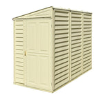 DuraMax 4’x8′ Stronglasting SideMate Vinyl Shed & Foundation