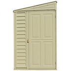 DuraMax 4’x8′ Stronglasting SideMate Vinyl Shed & Foundation