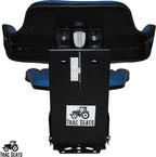 Blue TRAC SEATS  Waffle Style Universal Tractor Suspension SEAT with TILT FITS Ford/Holland 3900 3930 3910 5000 5100 5600 5610 5900 5910 (Same Day  - Delivers in 1-4 Business Days