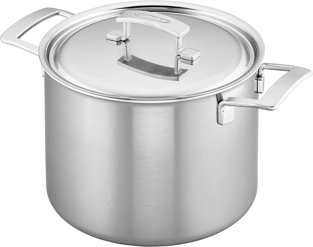 Demeyere Industry 5-Ply 8-qt Stainless Steel Stock Pot